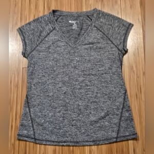 Ideology Black And White V-Neck Top
